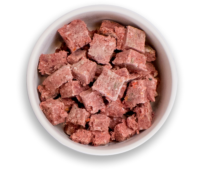 Bones & Co. Frozen Lickin' Lamb Patties for Dogs, 6lb bag of 8oz patties