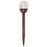 Solar Light Stake, Crackle Glass, Bronze