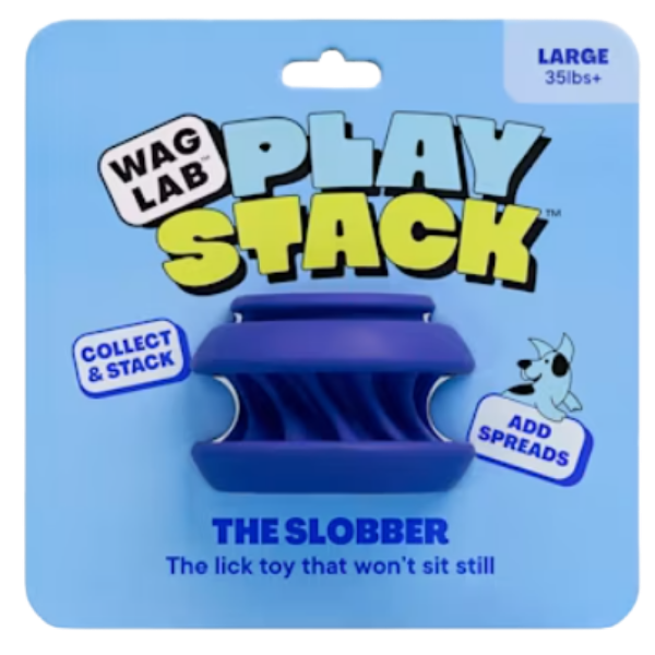 WAGLAB Play Stack Interactive Dog Toy The Slobber