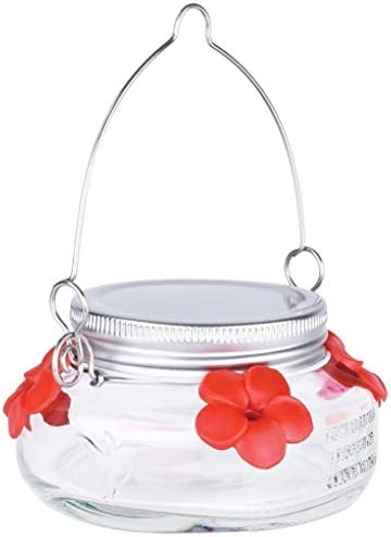 Mason Jar Hummingbird Feeder