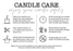 14 oz Milkbottle Candle: Silver Birch