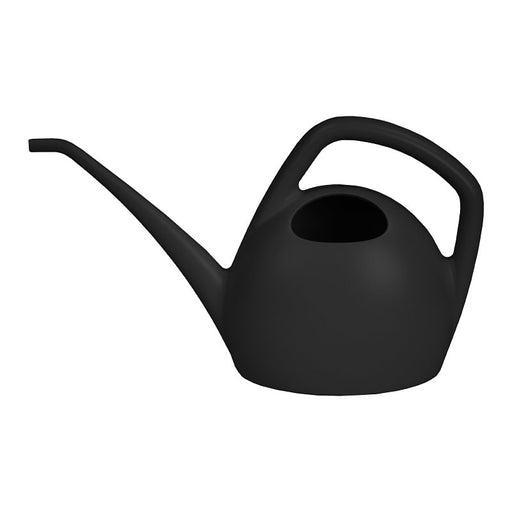 Watering Can, 1.5 L Can, Long Spout, Plastic, Black