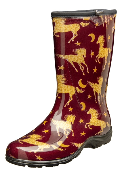 Slogger Rain Boots - Horse Star Barn Red