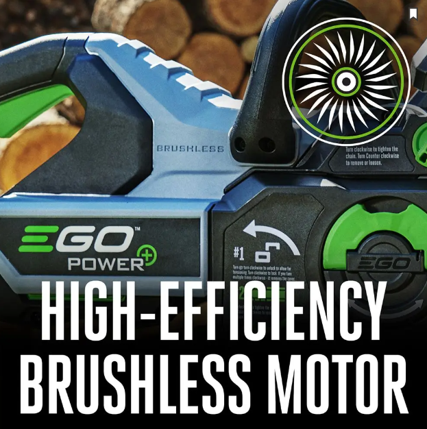 EGO POWER+ 16” Chain Saw Kit (2.5Ah Battery, 56V 210W Charger)
