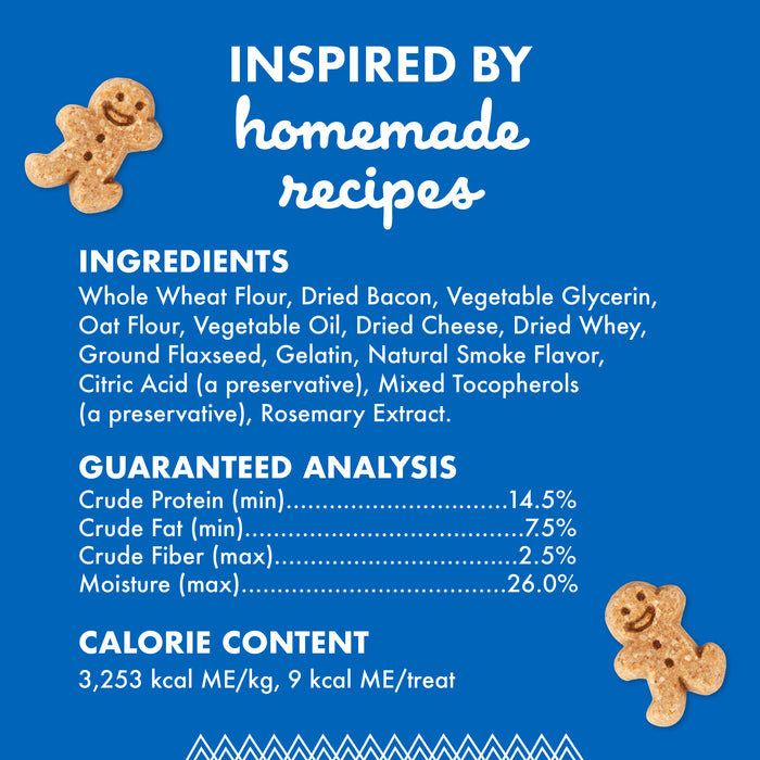 Cloud Star Buddy Biscuits Soft and Chewy Bacon and Cheese Dog Treats, 6oz