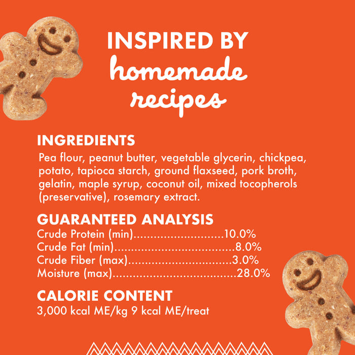Cloud Star Buddy Biscuits Grain Free Soft and Chewy Peanut Butter Dog Treats, 5oz