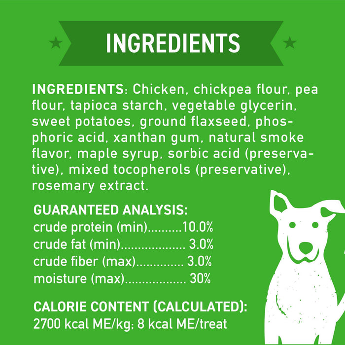 Cloud Star Wag More Bark Less Soft and Chewy Grain Free Chicken and Sweet Potatoes Dog Treats, 5oz