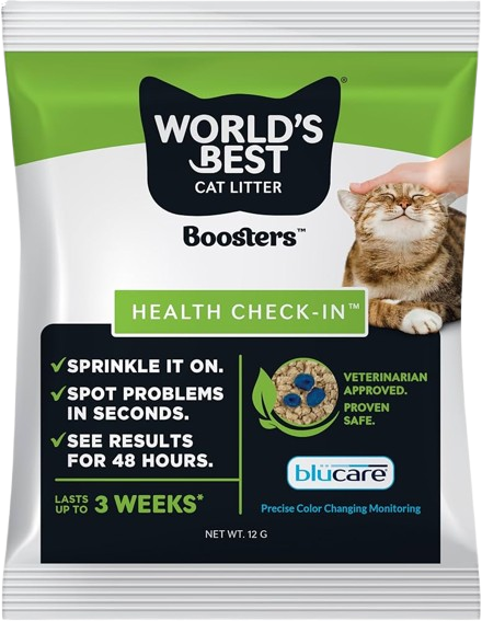 World's Best Cat Litter Boosters Health Check-In