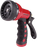 Dramm Revolver 9-Pattern Spray Nozzle, Red