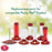 9 Piece Yellow Hummingbird Feeder Replacement Flowers
