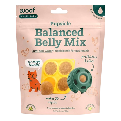 WOOF Balanced Belly Pupsicle Mix for Dogs, 5.5oz