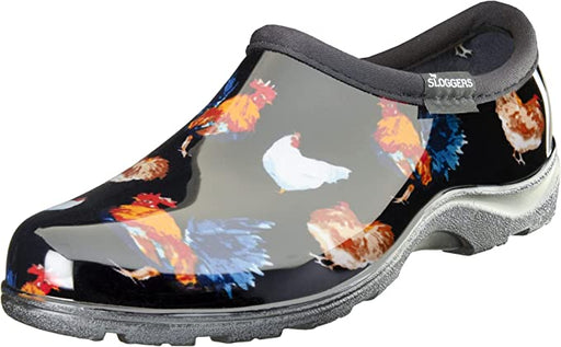 Slogger Garden Shoes - Black Chicken