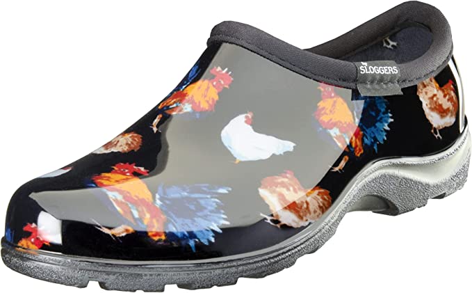 Slogger Garden Shoes - Black Chicken