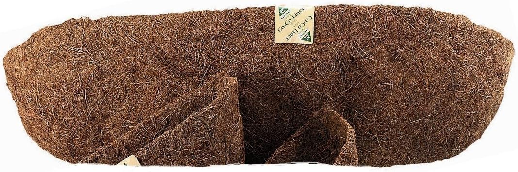 36" Pre-Formed Trough Coco Fiber Liner for Window Box