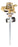 Landscapers Select Sprinkler with Spike, Female, Round, Zinc