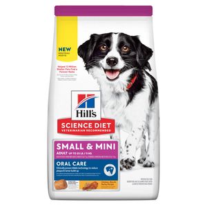 Hill's Science Diet Adult Oral Care Small & Mini Chicken, Rice & Barley Recipe Dry Dog Food