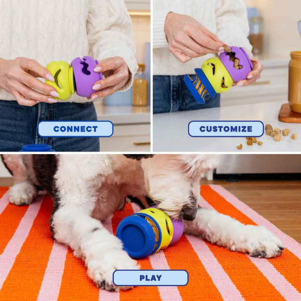 WAGLAB Play Stack Interactive Dog Toy The Slobber