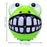 KONG Grinz Frog Dog Toy, Large