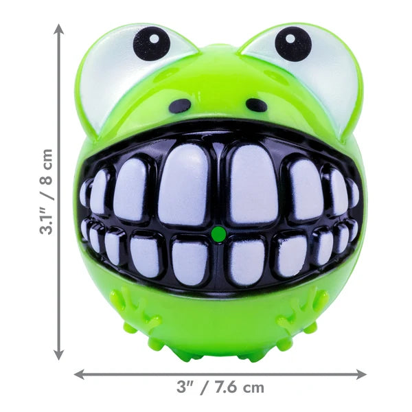 KONG Grinz Frog Dog Toy, Large