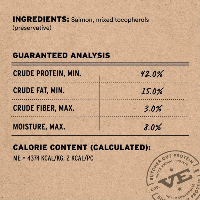 Vital Essentials Freeze-Dried Raw Single Protein Salmon Bites Cat Treats, .6oz
