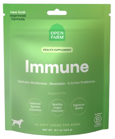 Open Farm Immune 90 Soft Chews Dog Supplement, 12.5oz