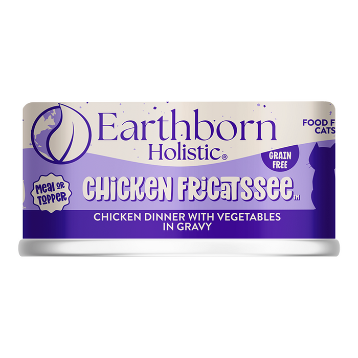 Earthborn Holistic Grain Free Chicken Fricatssee Canned Cat Food