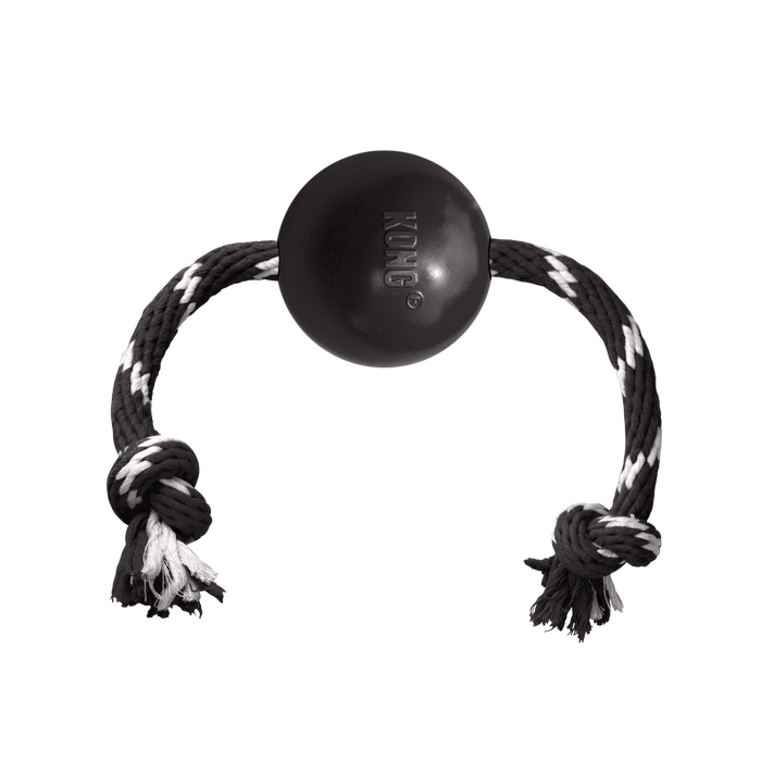 KONG Extreme Ball with Rope, Large Dog Toy