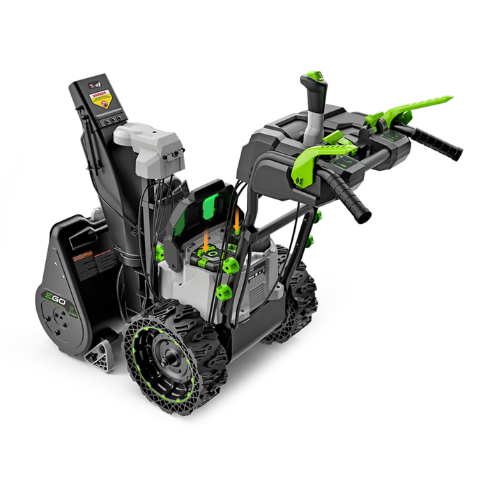 EGO POWER+ 24-Inch Two-Stage Self-Propelled Snow Blower (SNT2425) with 2 x 7.5 Ah batteries