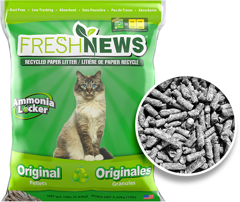 Fresh News Recycled Paper Cat Litter