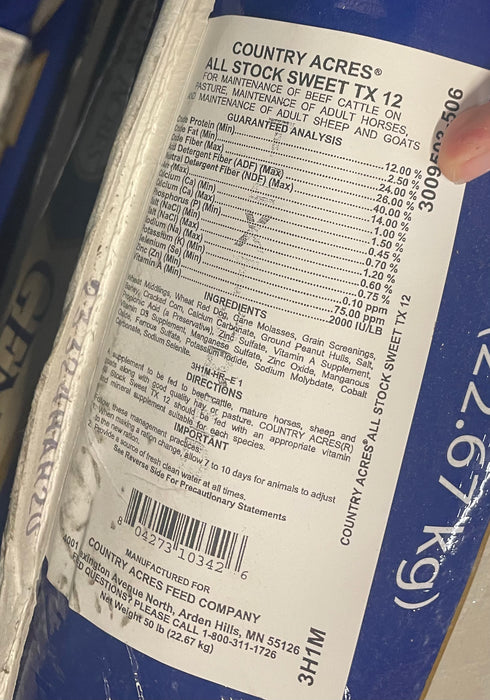 Country Acres All Stock 12%
