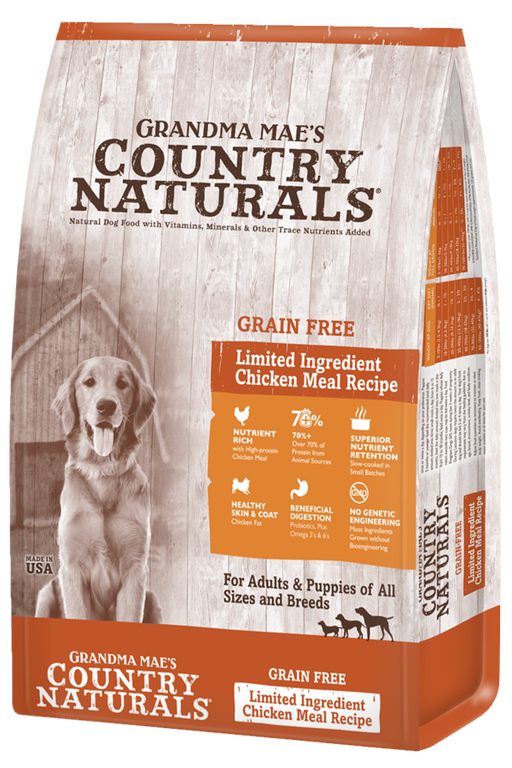 Grandma Mae's Grain Free Chicken Meal Limited Ingredient Dry Dog Food