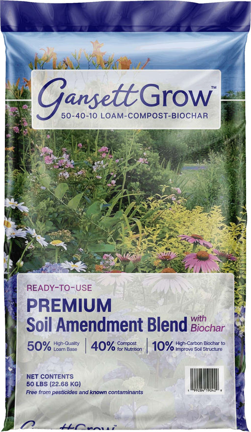 Loam/Compost/BioChar 50/40/10 Organic Blend - Gansett Grow