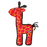 KONG Ballistic Giraffe, Medium/Large Dog Toy