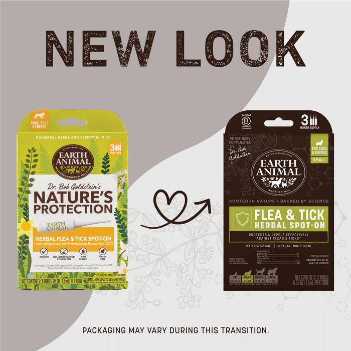 Earth Animal Nature’s Protection™ Flea & Tick Herbal Spot-On For Dogs