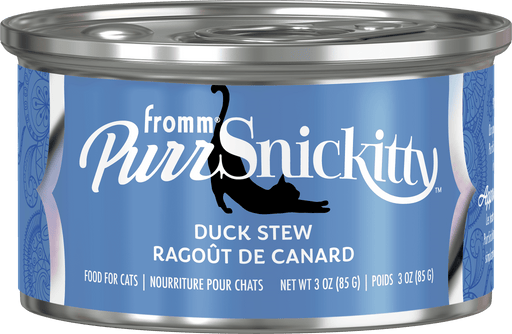 PurrSnickitty Duck Stew Food Wet Cat Food, 3oz