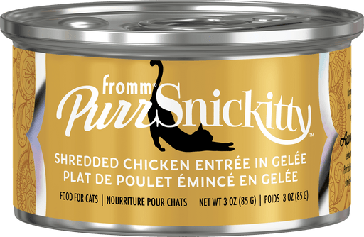 PurrSnickitty Shredded Chicken in Gelée Wet Cat Food, 3oz