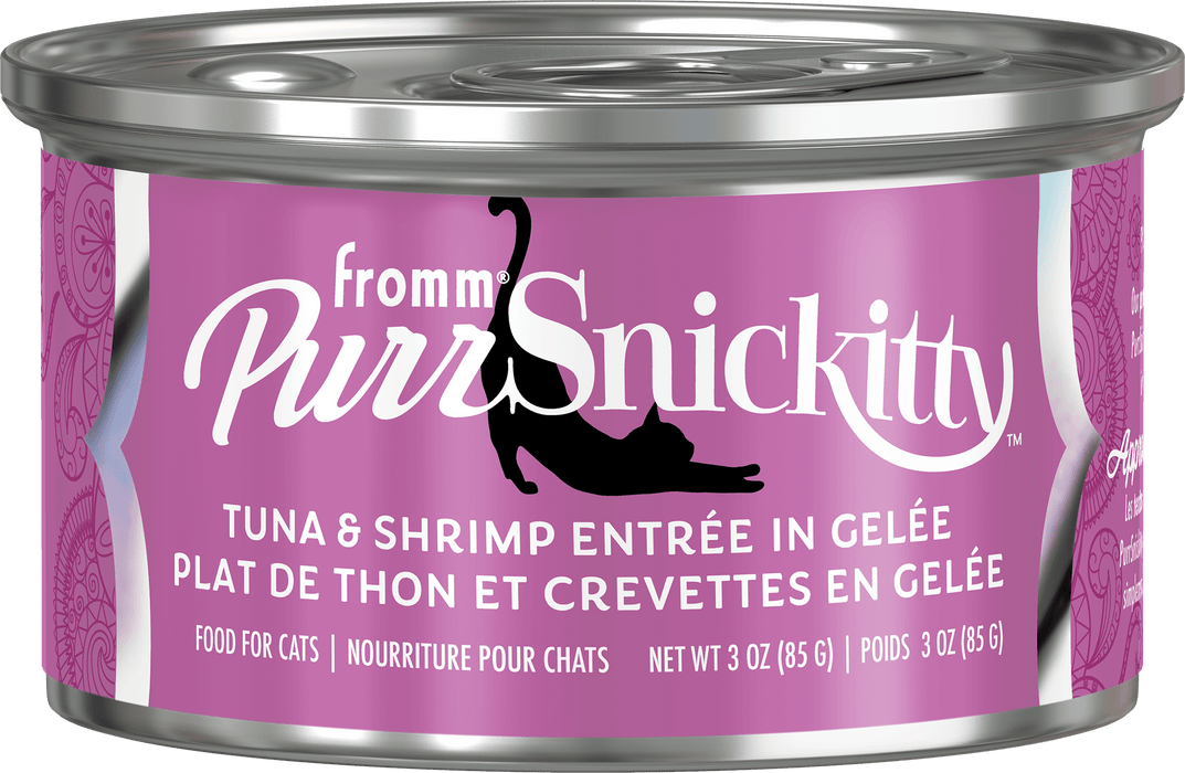 PurrSnickitty Tuna & Shrimp in Gelée Wet Cat Food, 3oz