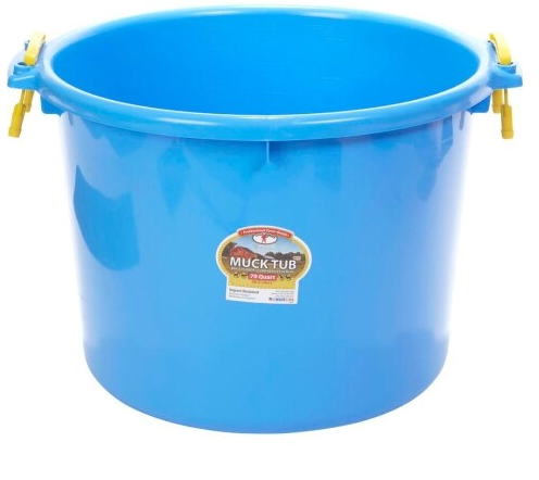 Duraflex Muck Tub, Blue, 70qt