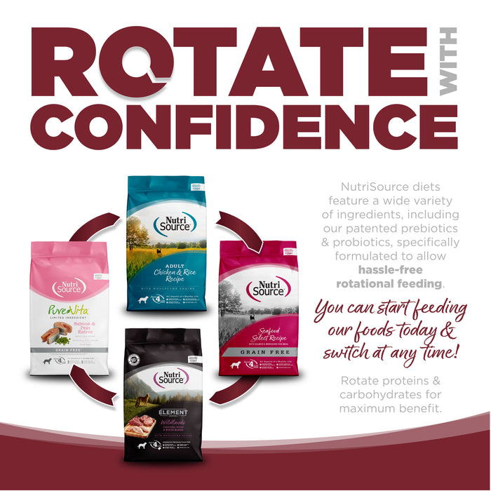 NutriSource Beef & Rice Recipe Healthy Dry Dog Food