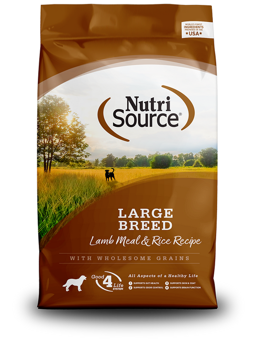 NutriSource Large Breed Adult Lamb and Rice