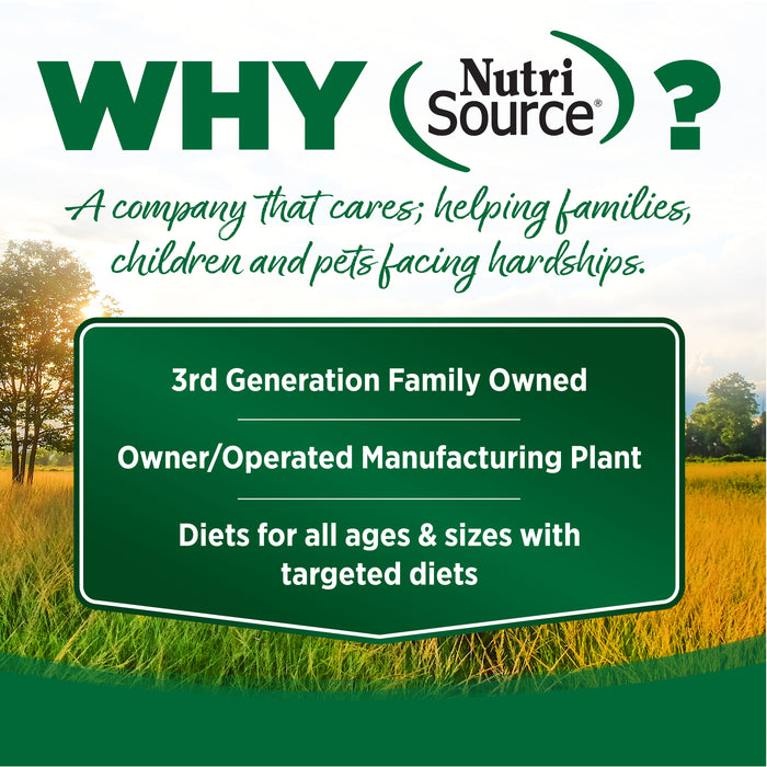 NutriSource Turkey & Rice Recipe Healthy Dry Dog Food