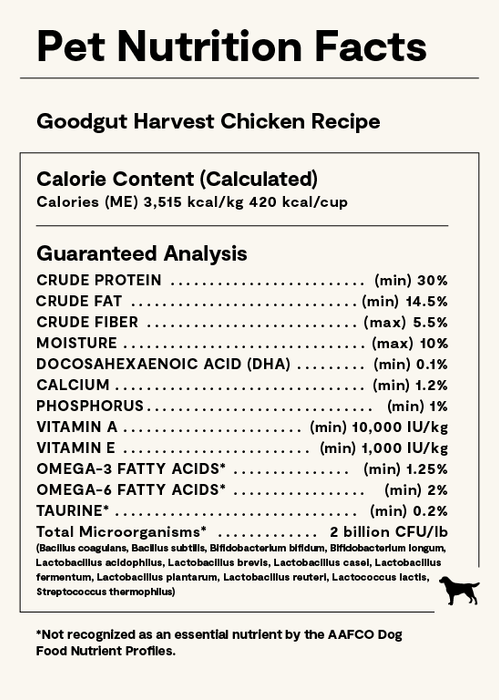 Open Farm GoodGut Harvest Chicken Dog Kibble