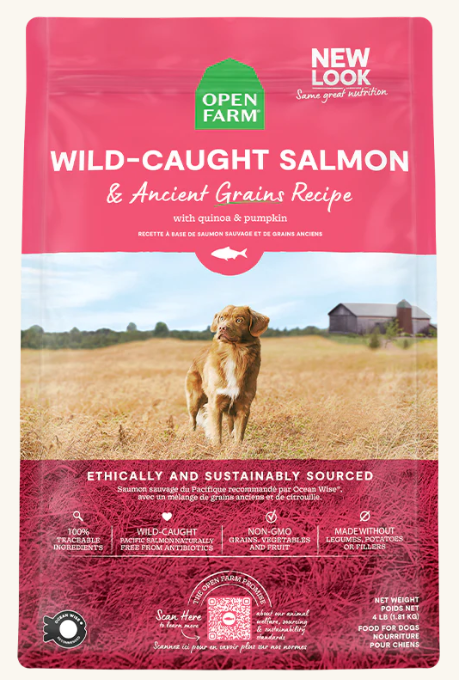 Open Farm Wild-Caught Salmon & Ancient Grains Dry Dog Food