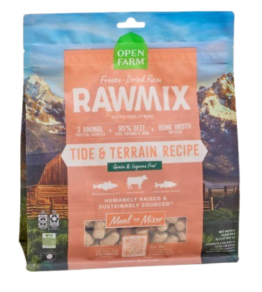 Open Farm RawMix Tide & Terrain Freeze Dried Raw Morsels Dry Dog Food, 13.5oz