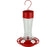 Scarlet Silhouette Glass Hummingbird Feeder 10 oz