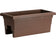 24" Railing Planter, Brown