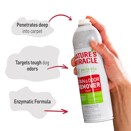 Nature's Miracle® Stain and Odor Remover Foam, 17.5oz