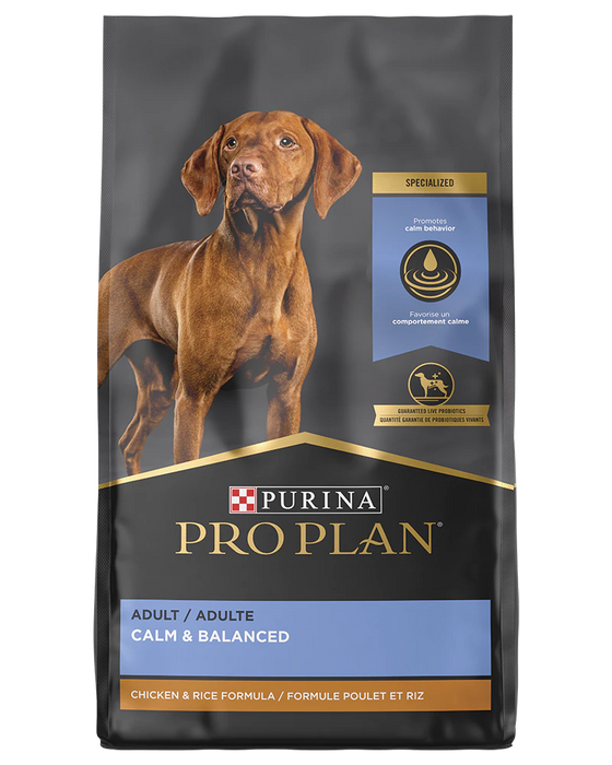 Purina Pro Plan Adult Calm & Balanced Chicken & Rice Dog Food, 16lb