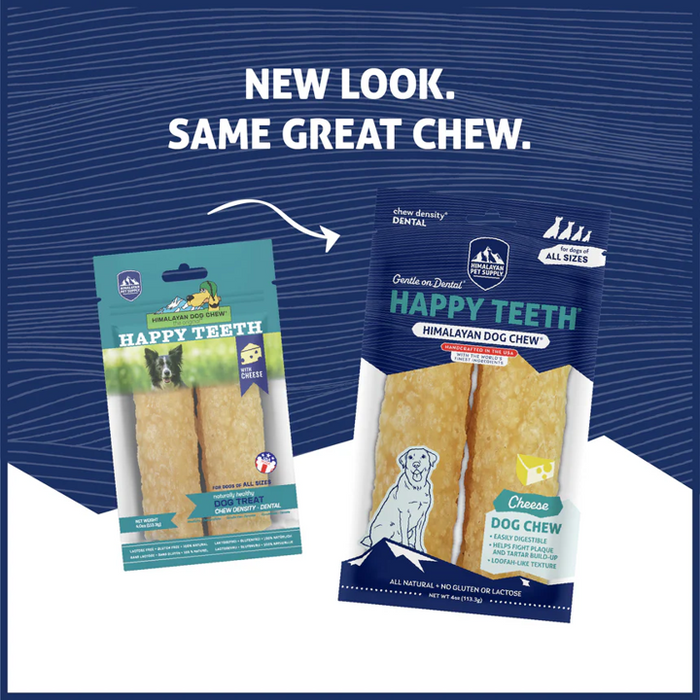 Himalayan Dog Chew Happy Teeth Cheese