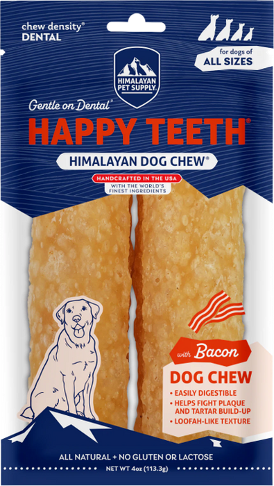Himalayan Dog Chews Happy Teeth Bacon